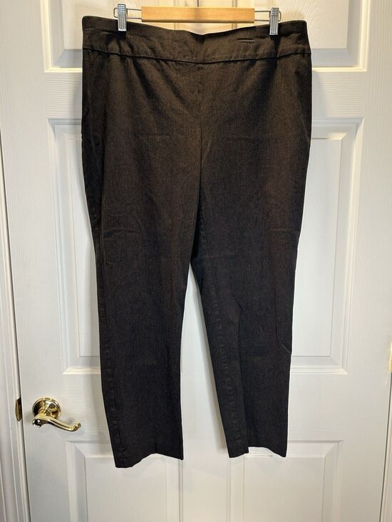 Chico's Pants - Fabulously Slimming by Chico's - Gray Stretch Pullon Pants - Size 3 Short XL/16